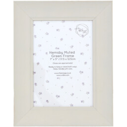 Hemsby Photo Frame Muted Green 7 x 5in - thumbnail 1