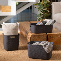 Curver Softex Grey Storage Cube 15L - thumbnail 3