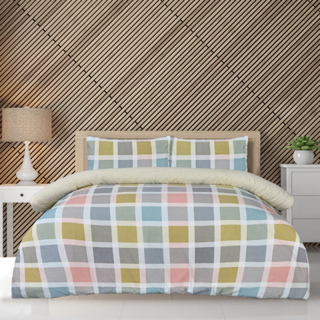 Smart Living Double Crosshatch Check Complete Set - image 1