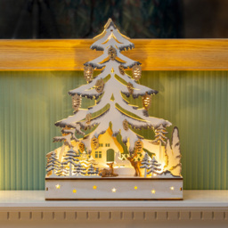 The Christmas Workshop LED Wooden Christmas Tree Forest Scene - thumbnail 2