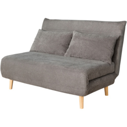 Home Source Lorena Double Grey Sofa Bed - thumbnail 2