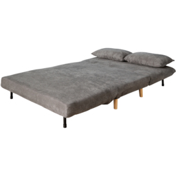Home Source Lorena Double Grey Sofa Bed - thumbnail 3