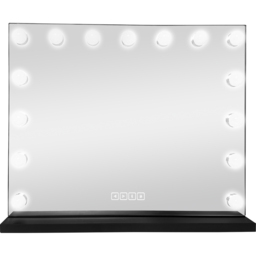 Hollywood LED Wireless Vanity Mirror Black