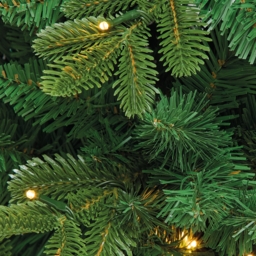 6ft Canterbury Green Fir Pre-lit Artificial Christmas Tree - thumbnail 3