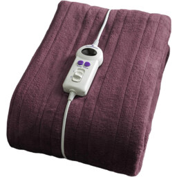 Slumberdown Plum Comfy Hugs Heated Throw 120 x 160cm