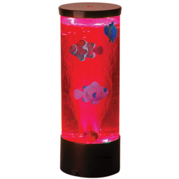 Colour Changing LED Aquarium Fish Bubble Table Light - thumbnail 1