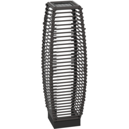 Outsunny Grey LED Solar Floor Lamp - thumbnail 1