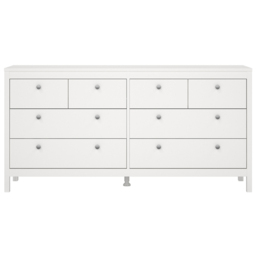 Florence Madrid 8 Drawers White Double Dresser - thumbnail 3