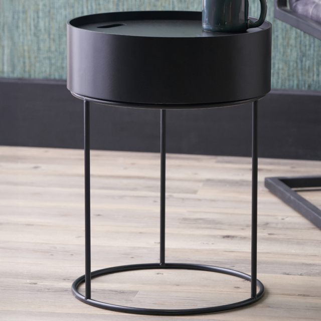 Pacific Lifestyle Hugo Black Storage Table - image 1