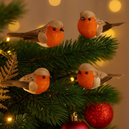 Marco Paul Robin 4 Piece Christmas Tree Decoration Set - thumbnail 3