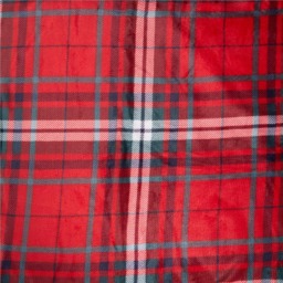 Divante Cameron Sherpa Red Check Throw 180 x 130cm - thumbnail 3