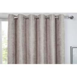 Divante Alden Thermal Eyelet Curtain Dove Grey 229 x 229cm - thumbnail 3