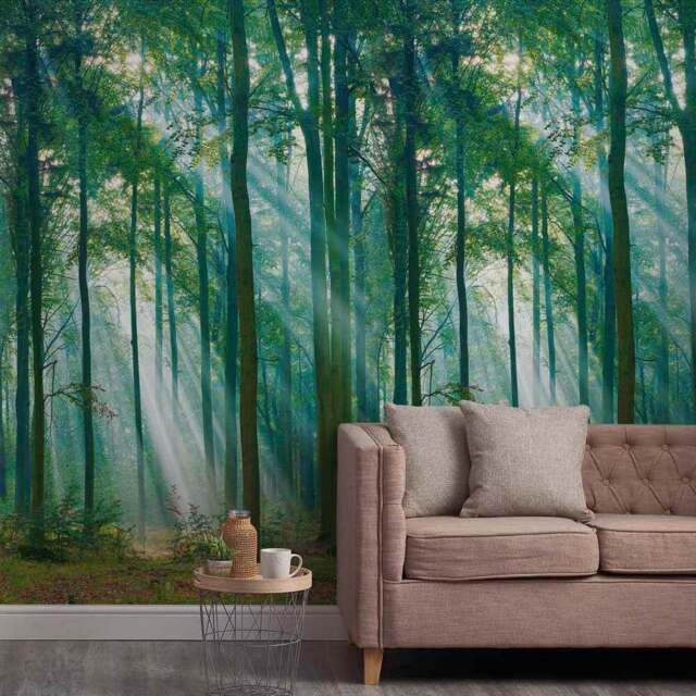 Grandeco Photographic Trees 3 Lane Wall Mural - image 1