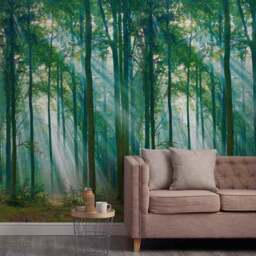 Grandeco Photographic Trees 3 Lane Wall Mural - thumbnail 1