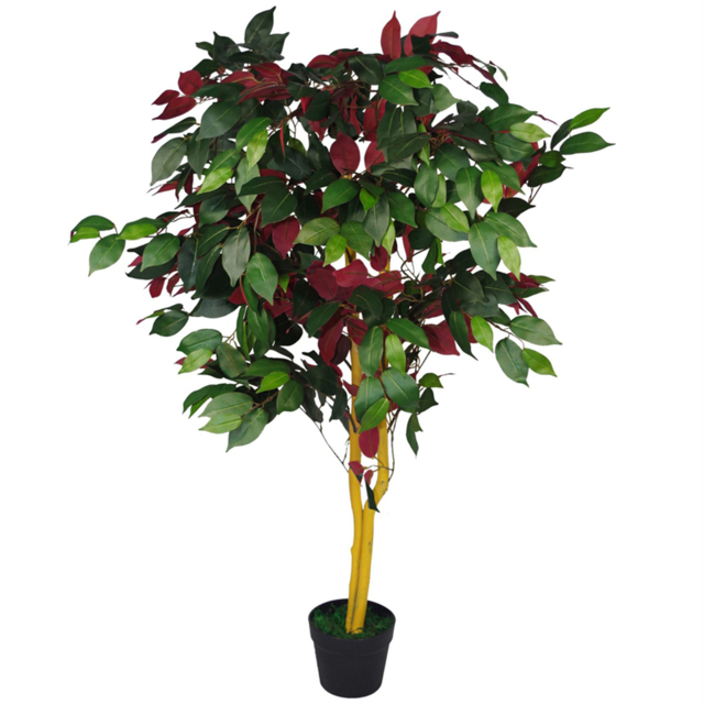 Leaf Artificial Capensia Tree Ficus Plant in Pot 120cm - image 1