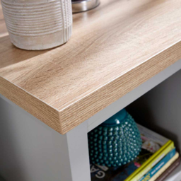 Home Source Avon Grey Lamp Side Table - thumbnail 3