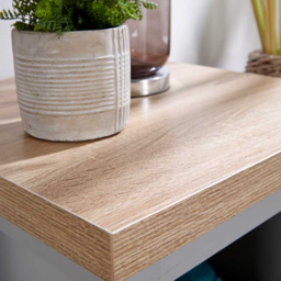 Home Source Avon Grey Lamp Side Table - thumbnail 4