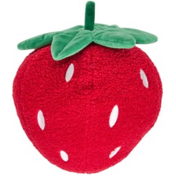 Red Strawberry 3D Cushion 29 x 27cm