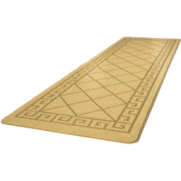 Smart Living Tribela Ochre Non-Slip Mat with Gel Backing 80 x 300cm - thumbnail 1