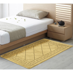 Smart Living Tribela Ochre Non-Slip Mat with Gel Backing 80 x 300cm - thumbnail 4