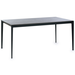 Julian Bowen Miami 4 Seater Rectangular Stone Top Dining Table Slate Grey - thumbnail 2