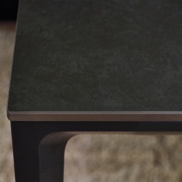 Julian Bowen Miami 4 Seater Rectangular Stone Top Dining Table Slate Grey - thumbnail 4