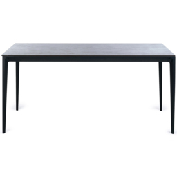 Julian Bowen Miami 4 Seater Rectangular Stone Top Dining Table Slate Grey - thumbnail 3