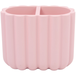 Scalloped Toothbrush Holder Blush - thumbnail 2