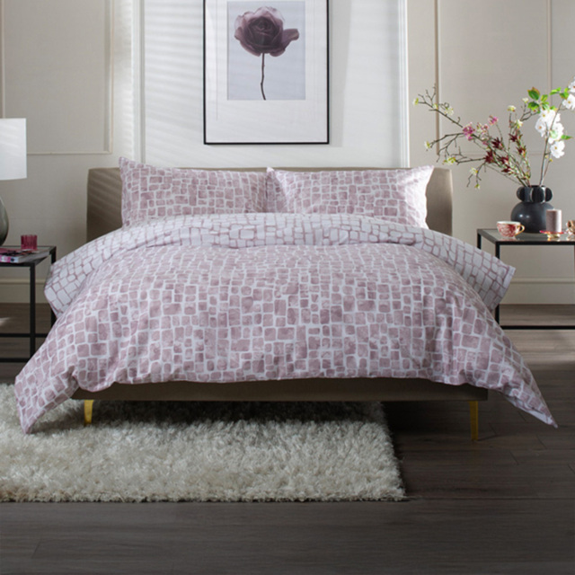 The Lyndon Company Tulle Pink Single Reversible Duvet Set - image 1