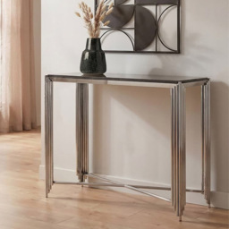 Premier Housewares Clarice Granite Top Console Table - thumbnail 3