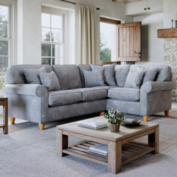 Sinatra Glory Anthracite 4 Seater Left Hand Corner Sofa - thumbnail 1