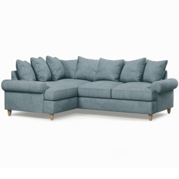 Clara Faro 9 Blue 3 Seater Right Hand Corner Agmamito Sofa - thumbnail 2