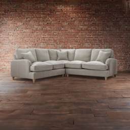 The Vienna 5 Seater Putty Corner Sofa - thumbnail 4
