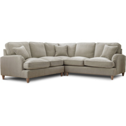 The Vienna 5 Seater Putty Corner Sofa - thumbnail 2