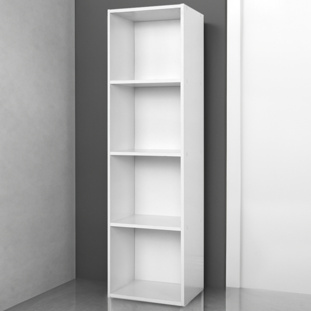 Home Garden Direct 4 Shelf White Storage Shelf - image 1