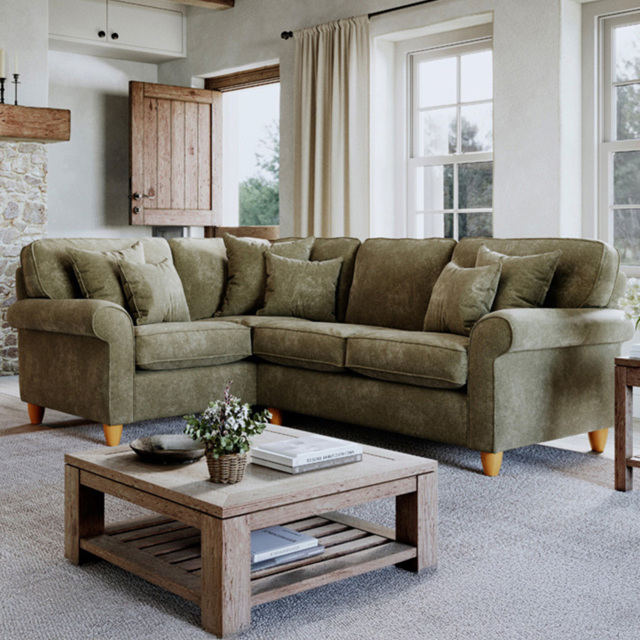Sinatra Glory Winter Moss 4 Seater Right Hand Corner Sofa - image 1
