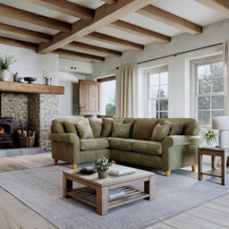 Sinatra Glory Winter Moss 4 Seater Right Hand Corner Sofa - thumbnail 3