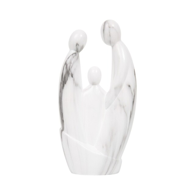 Marble Family Ornament White - image 1