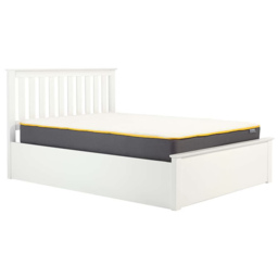 Phoenix Double White Ottoman Bed - thumbnail 4