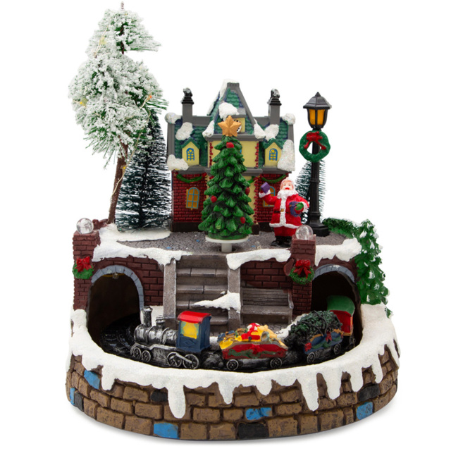 The Christmas Workshop LED Musical Christmas Village Scene Decoration - image 1
