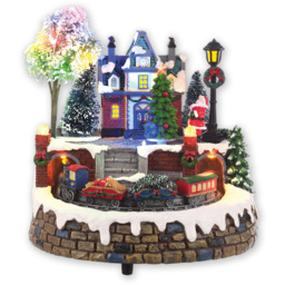 The Christmas Workshop LED Musical Christmas Village Scene Decoration - thumbnail 4