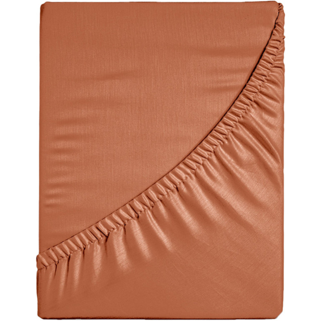 Velosso Microfibre Orange King Size Fitted Sheet - image 1