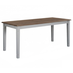 Noa and Nani Canterbury 180cm Dining Table Silk Grey and Dark Pine - thumbnail 2