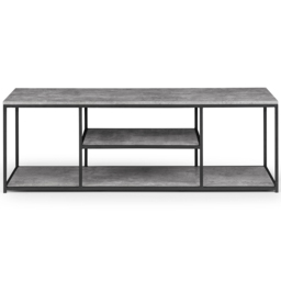Julian Bowen Staten Single Shelf Concrete TV Unit - thumbnail 3