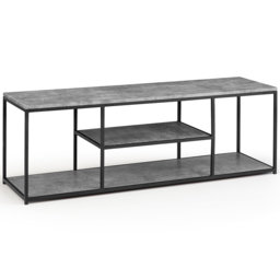 Julian Bowen Staten Single Shelf Concrete TV Unit - thumbnail 2