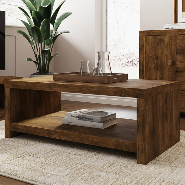 GFW Jakarta Single Shelf Mango Coffee Table - image 1