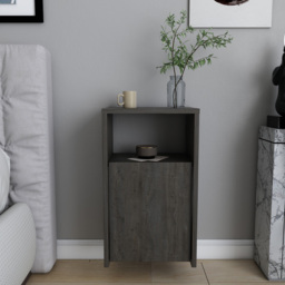 Decorotika Carlin Wenge Single Door Single Shelf Bedside Table - thumbnail 4