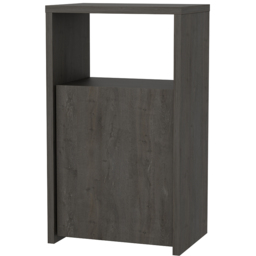 Decorotika Carlin Wenge Single Door Single Shelf Bedside Table - thumbnail 2