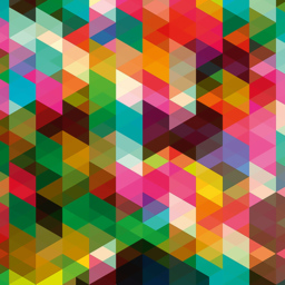 Origin Murals Geometrix Multicolour Wall Mural - thumbnail 2