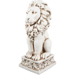Lion Decoration - White - thumbnail 1